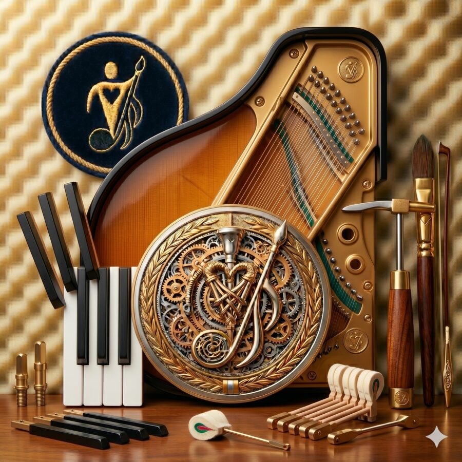 Piano and keys
